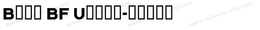 Bonn BF Ultra字体转换